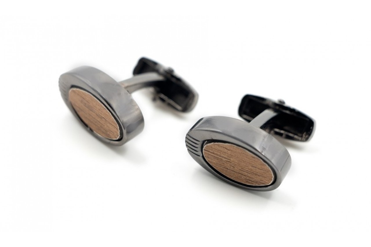 Classic oval shape cufflinks