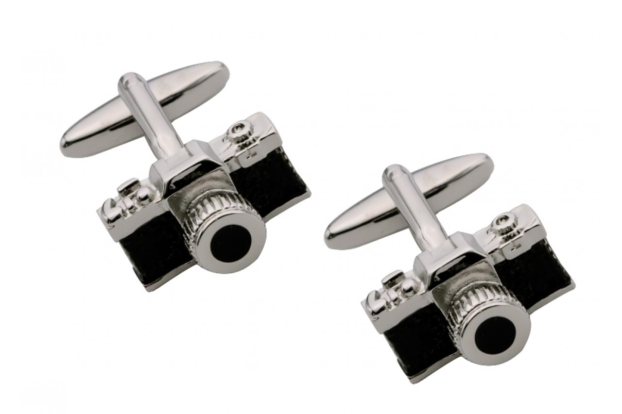 Camera cufflinks