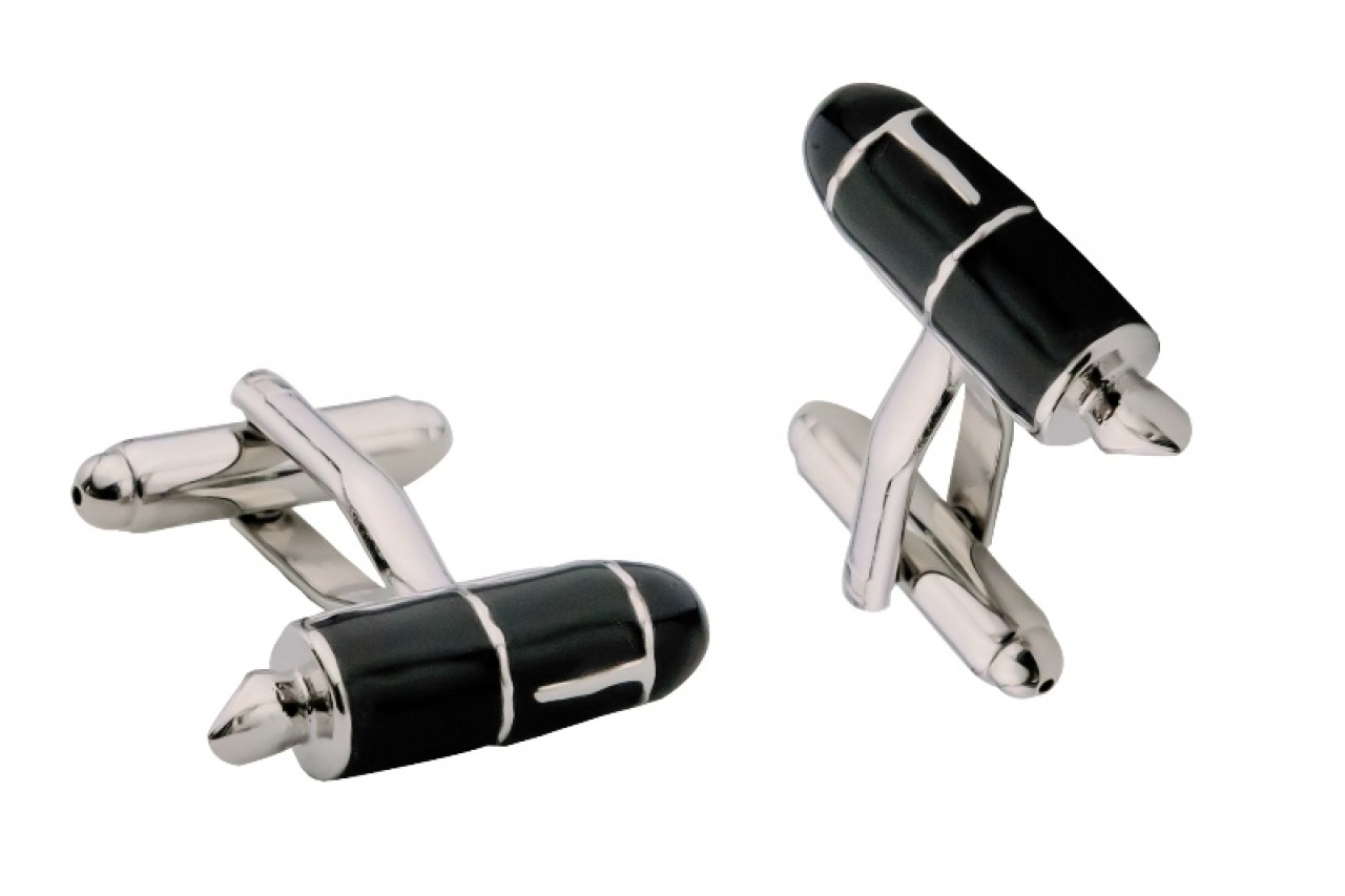 Pen shape cufflinks