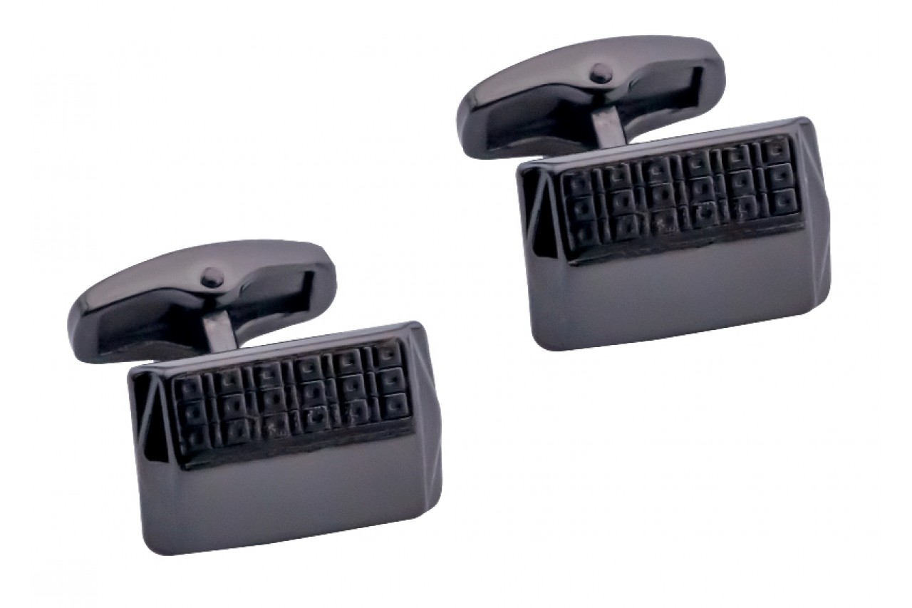 Designer square cufflinks