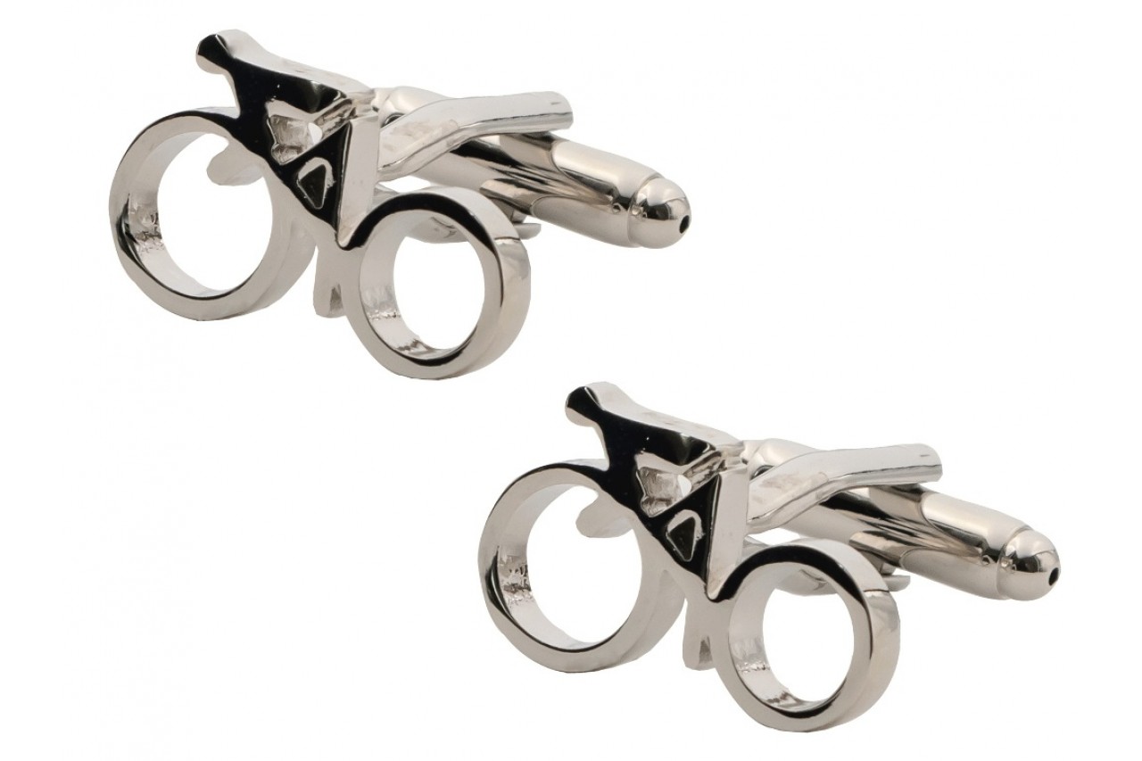 Racing Bicycle shape cufflinks