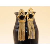 earring with matte finish
