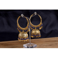 Astonishing Punjabi jhumki with tikka