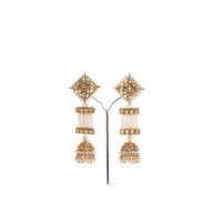 high quality beaded  kundan earring