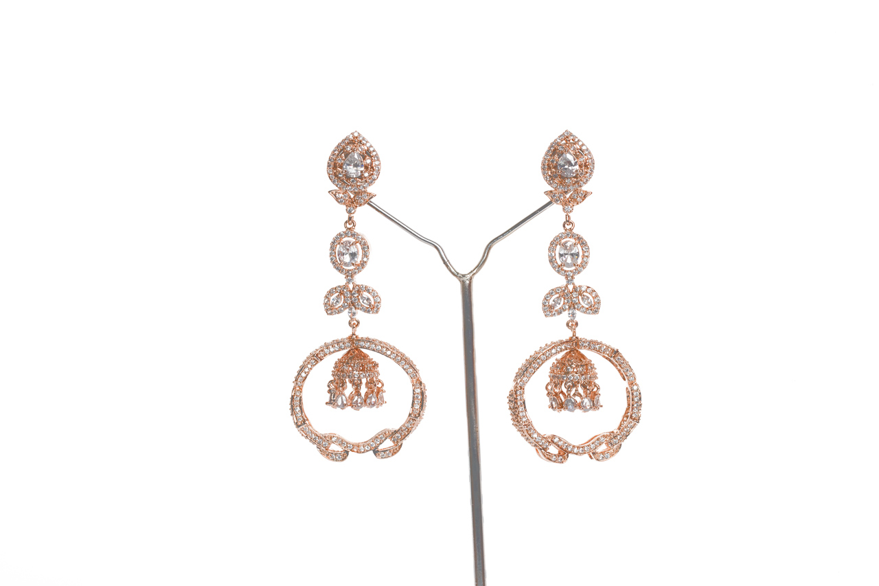 AD round drop earring