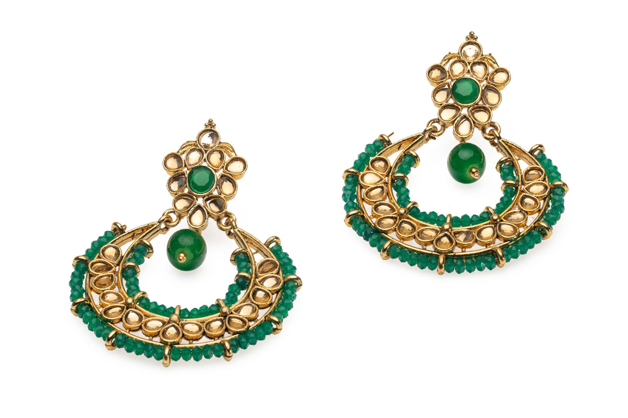 green bead gown chandwali