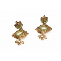 Antique tone earring