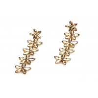 Stunning star drop earring