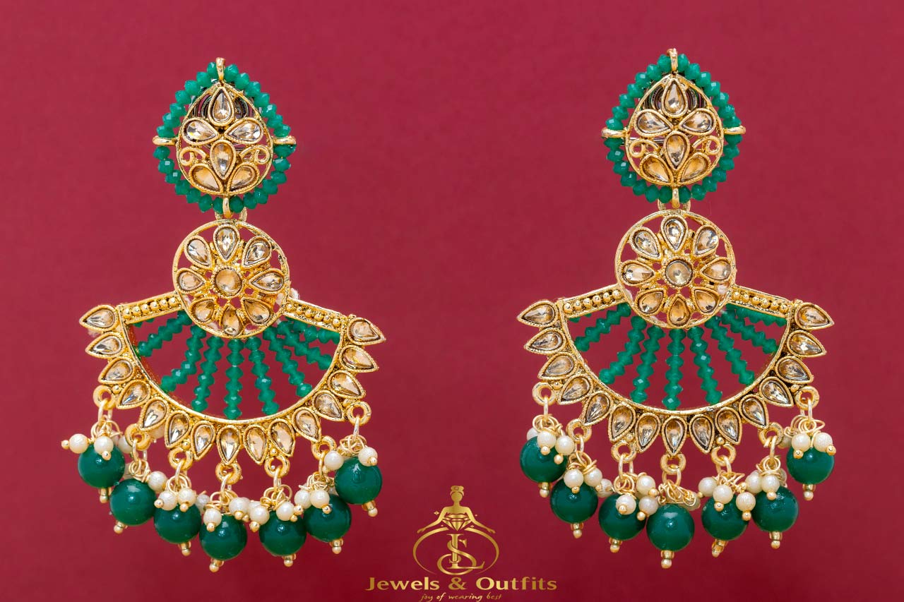 Colourful Golden Earrings ( 5 colours)