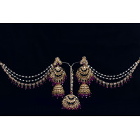 Earring tikka with Sahara (2 colours)