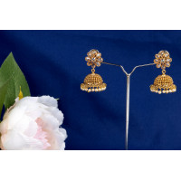 Mini Jhumki with pearl drop