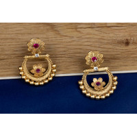 Chand Bali with copper finish