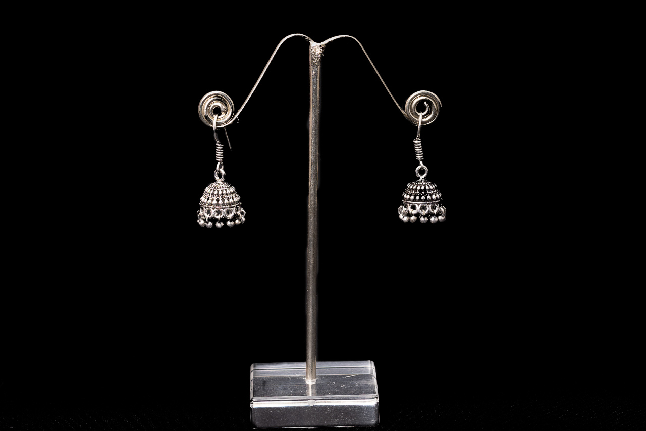 Amazing Tiny silver jhumki Earring