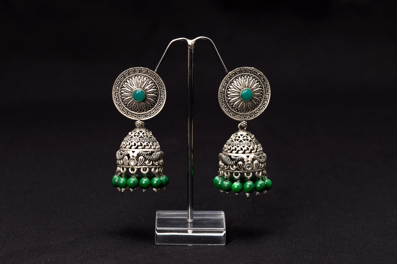 Attractive German Silver Jhumki