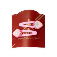 Strawberry kids hair clips (2 colour)