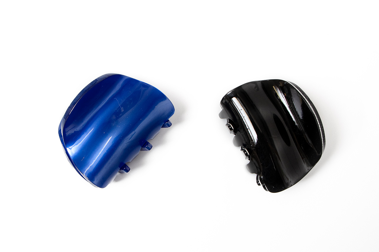 Glossy matte finish hair claws