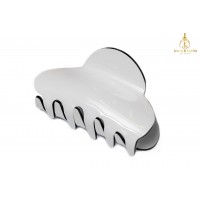 White oversized hair claws