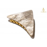 Golden oversized hair claws