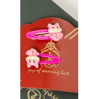 Animated Cat kids hair clips (5 colour)