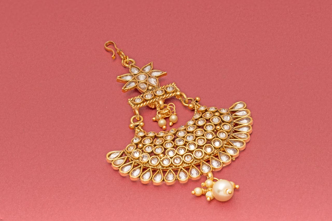 Antique look Kundan Pasa