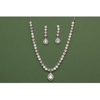 Elegant look AD/CZ necklace