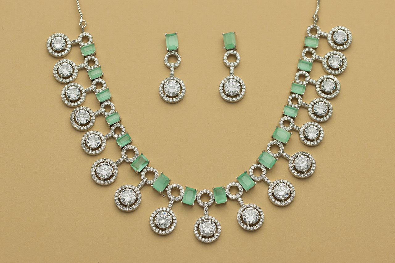 Graceful and Stylish CZ necklace