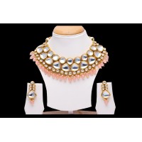 Graceful broad Kundan Choker 