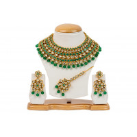 Phenomenal Look Golden Necklace