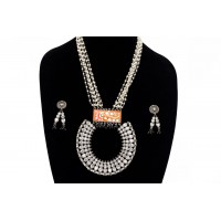 Silver Long neck piece
