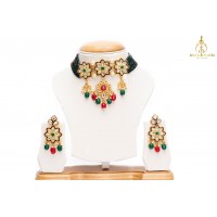 Multicolour Graceful Kundan Choker 