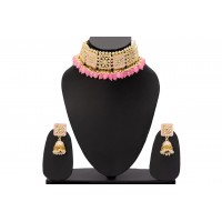 Kundan Choker necklace with beads