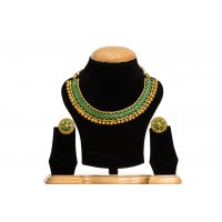 Studded colorful Stone necklace 
