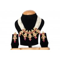 Royal minakari beaded necklace