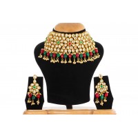 Kundan chokar with polki