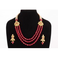 Stunning long bead necklace