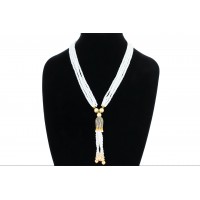 Tassel Bead Drop Necklace