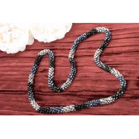 Elegant seed bead necklace