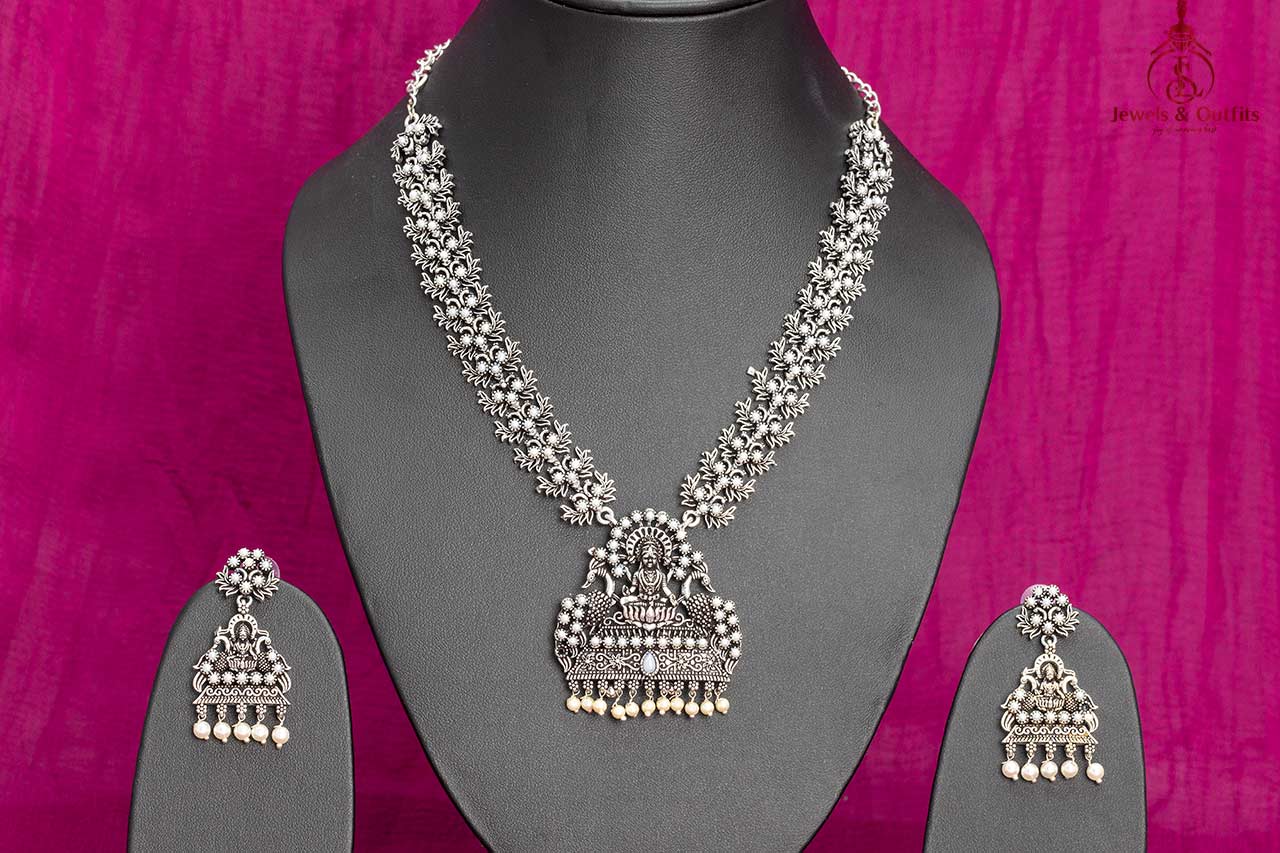 oxidised temple Necklace (2 colours)