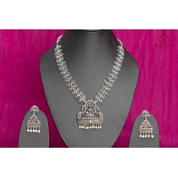 oxidised temple Necklace (2 colours)