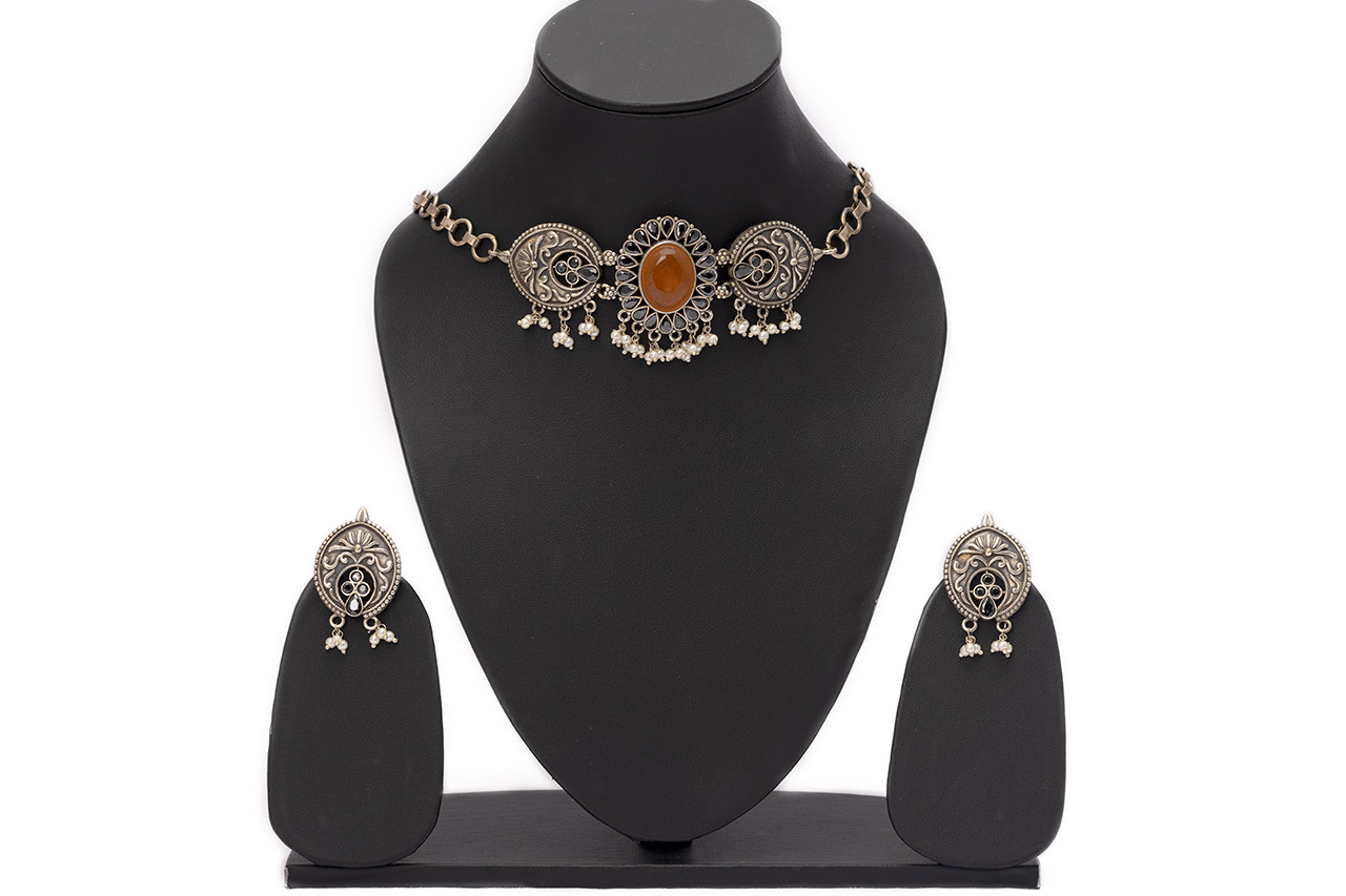 Choker Silver Necklace