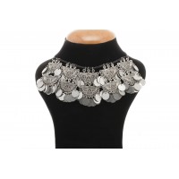 Banjara look Silver Necklace