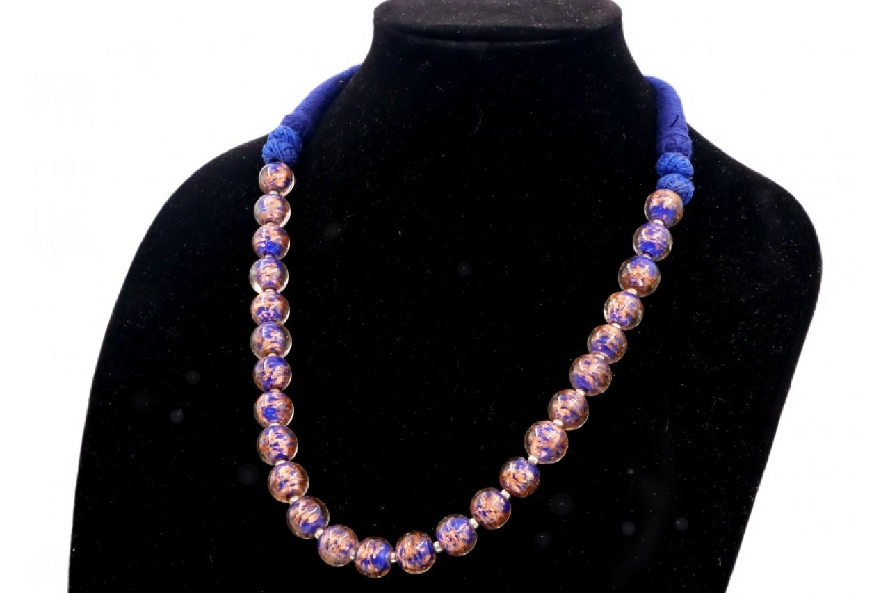 Blue Bead Necklace