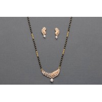 Elegant leaf's pattern Mangalsutra