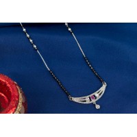 Silver Traditional Work Mangalsutra