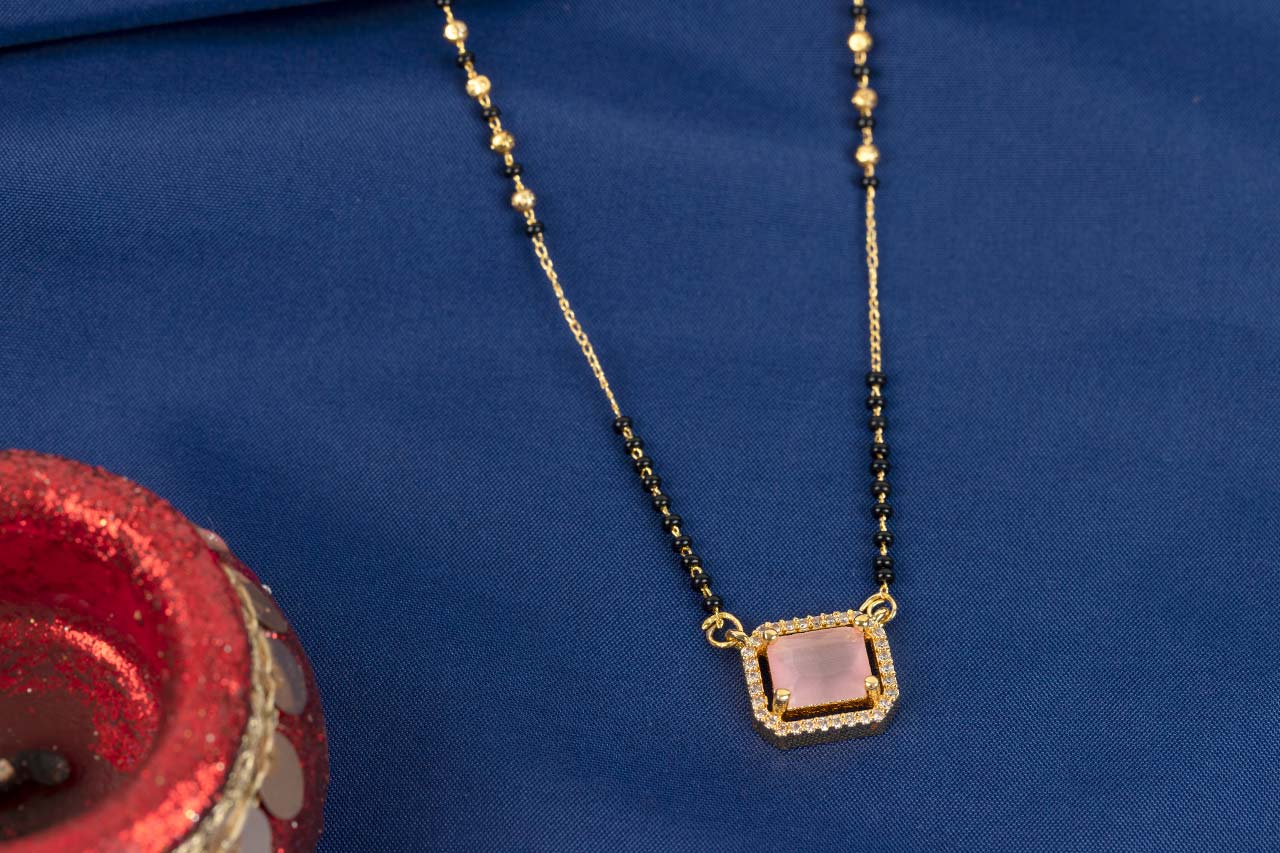 Square Pattern Mangalsutra (2 colours)