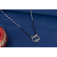 Circular pendent Mangalsutra