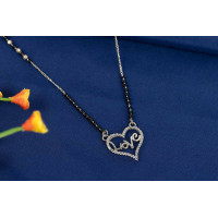 Love in heart letter Mangalsutra