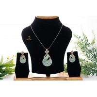 Unique Minakari pendant set