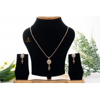 Stunning Rose gold pendant set