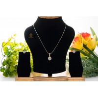 Studded AD pendant set